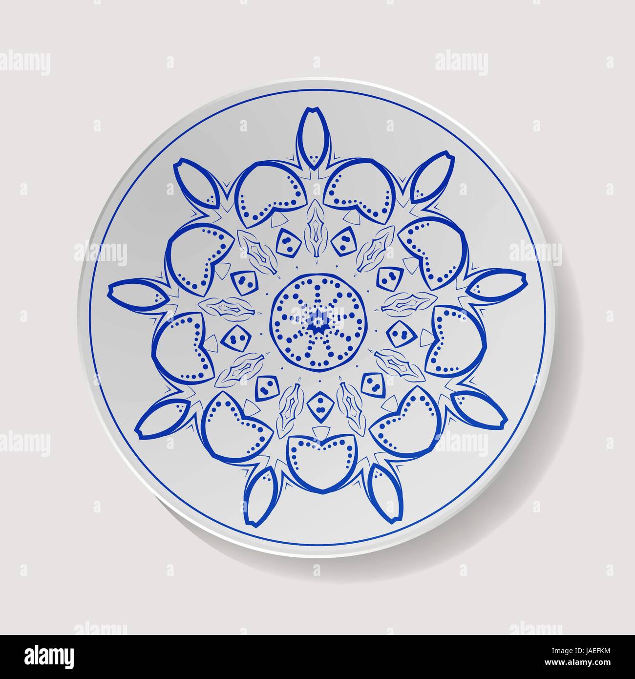 Realistic Plate Vector. Closeup Porcelain Tableware Isolated ... Realistic Plate Vector. Closeup Porcelain Tableware Isolated ...