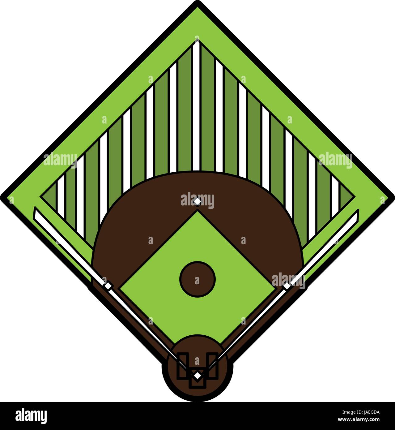 School field baseball Stock Vector Images - Alamy