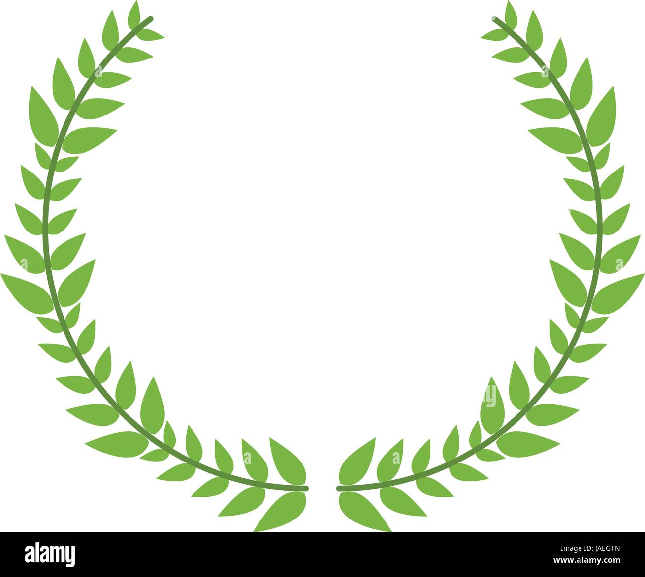 laurel crown  icon image  Stock Vector