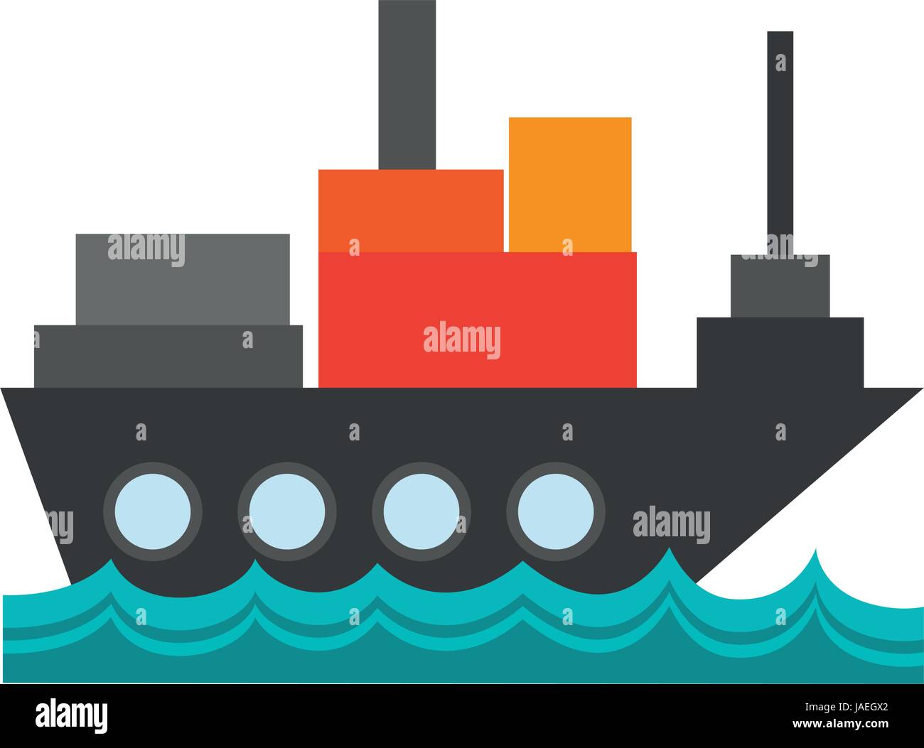 cargo ship icon image Stock Vector Image & Art - Alamy