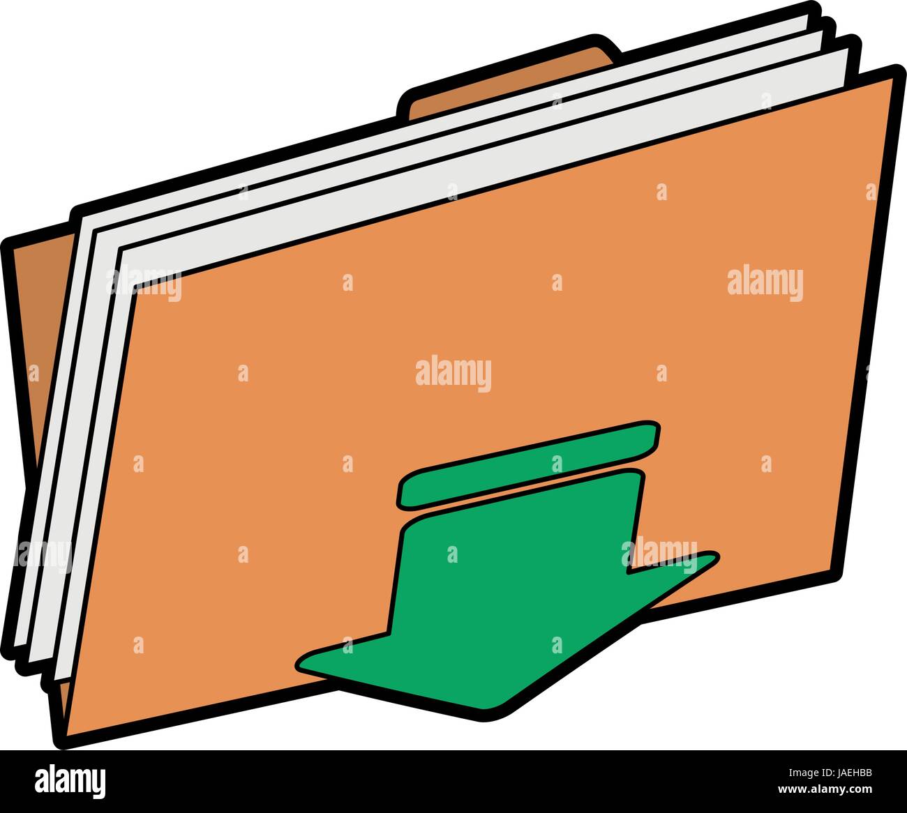 download file folder icon image Stock Vector Image & Art - Alamy