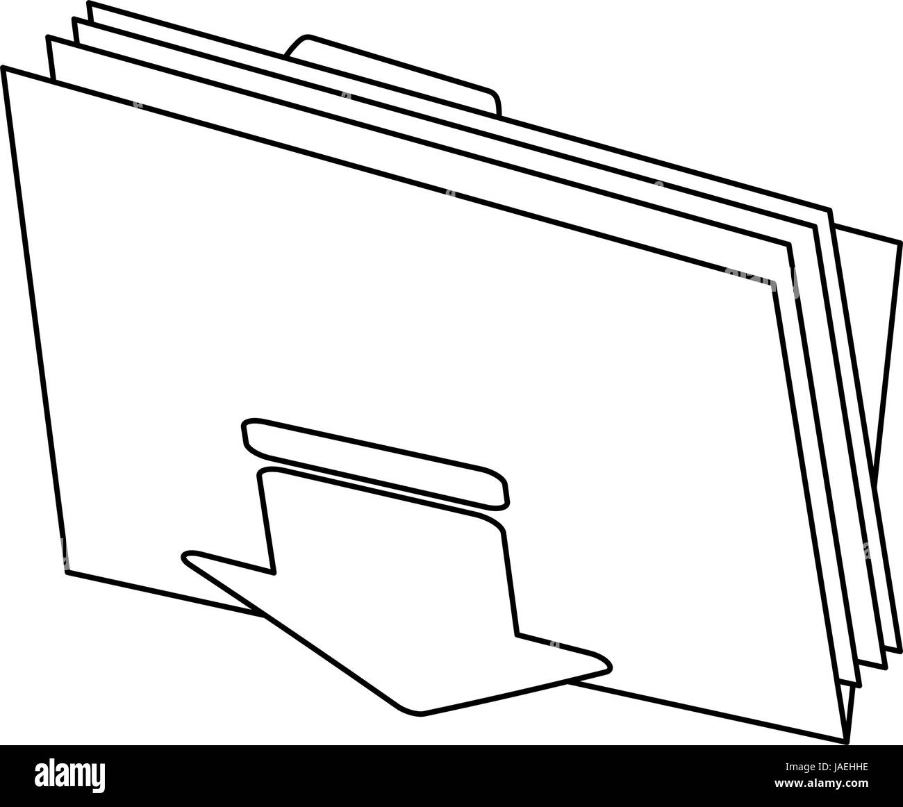 download file folder icon image Stock Vector Image & Art - Alamy