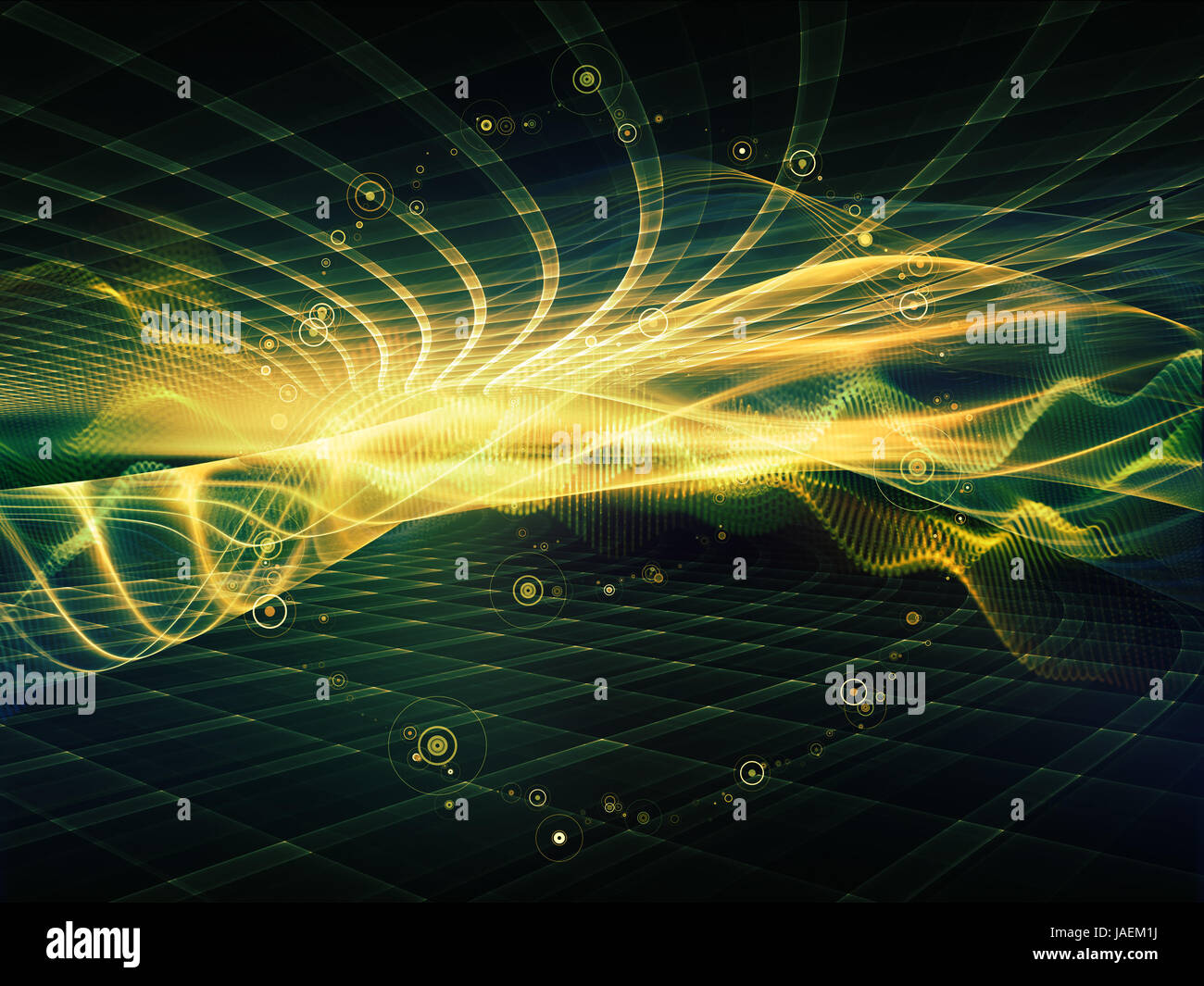 Fractal Realms series. Abstract design made of fractal elements, grids ...