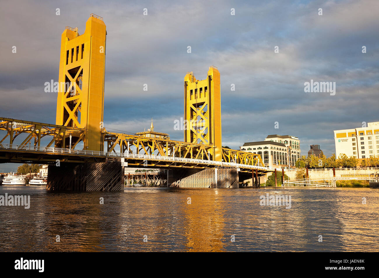 The Old Sacramento Bridge Stock Photo - Alamy