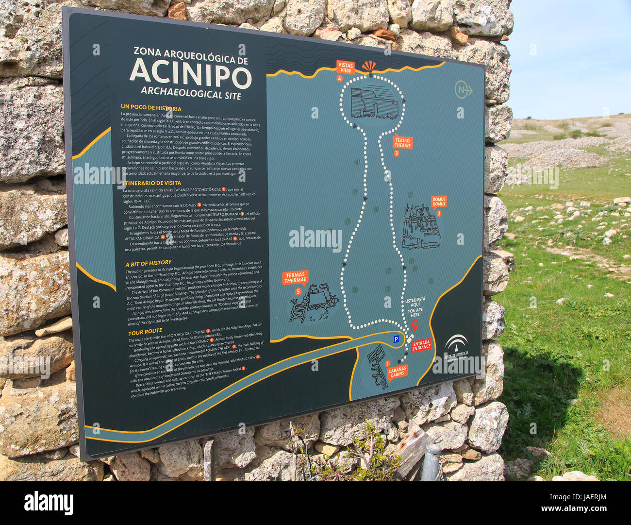 Ronda spain ruins vieja hi-res stock photography and images - Alamy