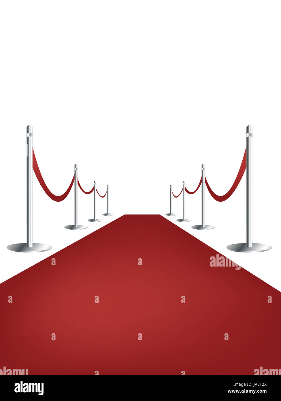 Vector illustration of Red carpet on white background Stock Photo Alamy