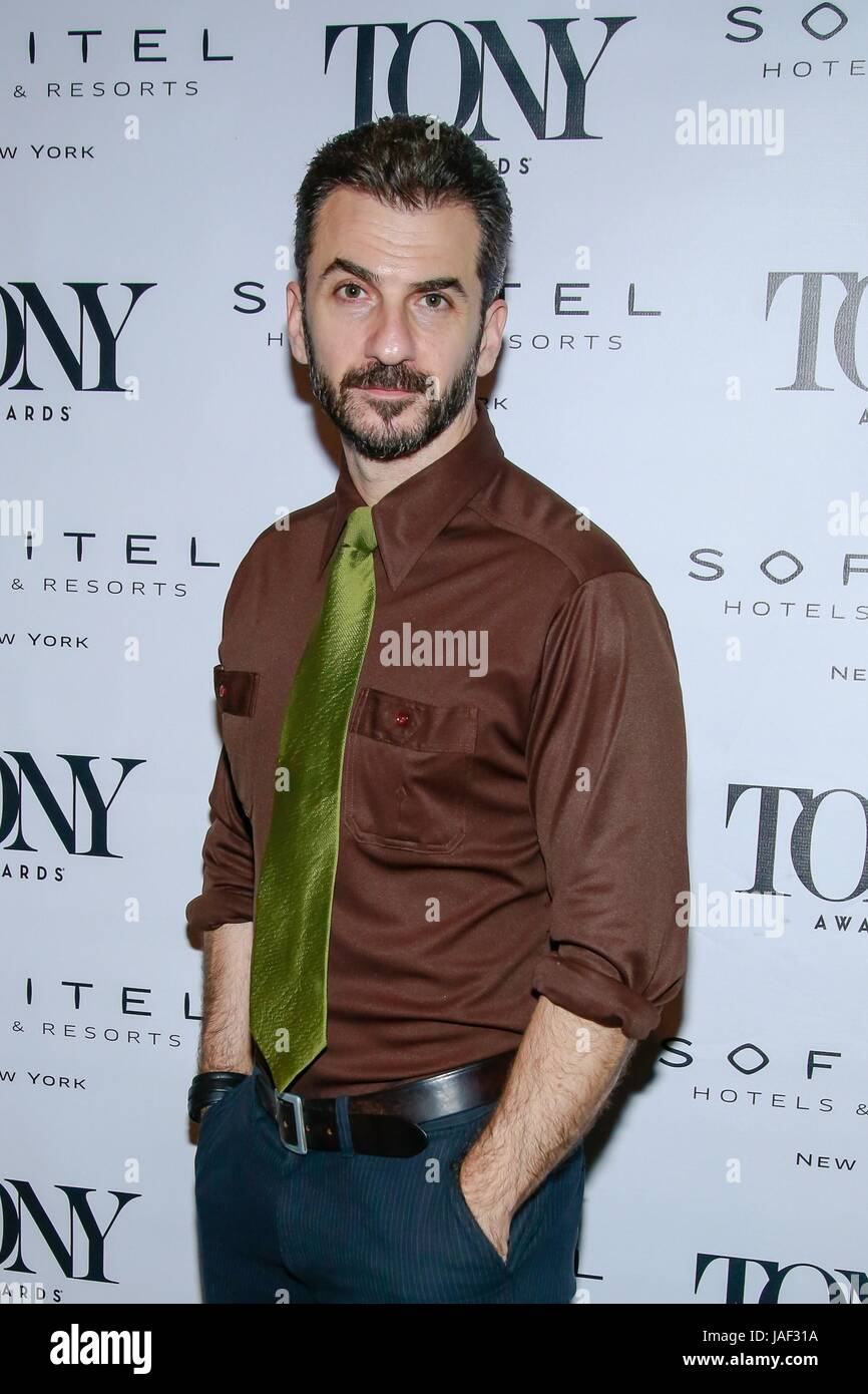 New York, NY, USA. 5th June, 2017. Michael Aronov at arrivals for 2017 Tony Honors for Excellence in the Theatre 2017 Special Award Reception, Sofitel Hotel, New York, NY June 5, 2017. Credit: Jason Mendez/Everett Collection/Alamy Live News Stock Photo