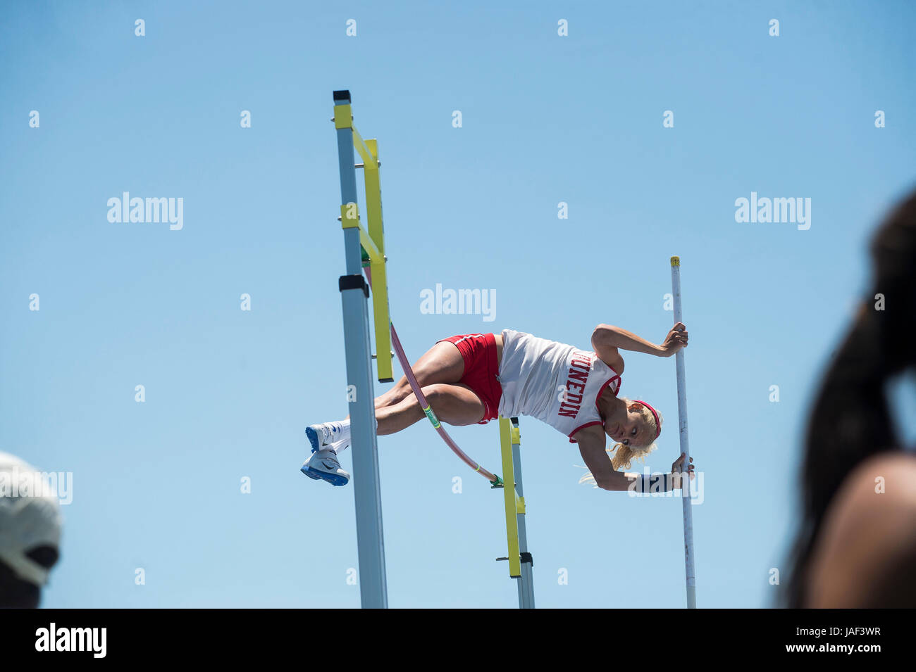 May 6, 2016 Dunedin's Olivia Welsh competes in the pole vault