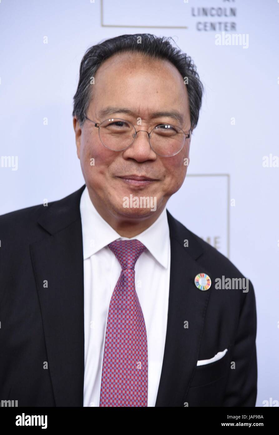 New York, NY, USA. 6th June, 2017. YoYo Ma at arrivals for Performing