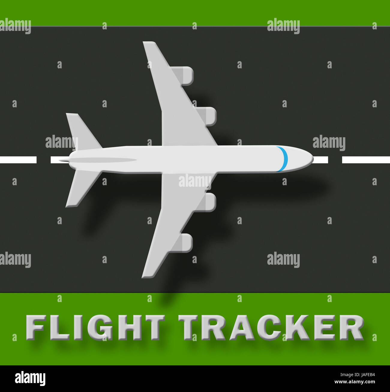 Flight Tracker Plane Means Airplane Status 3d Illustration Stock Photo -  Alamy