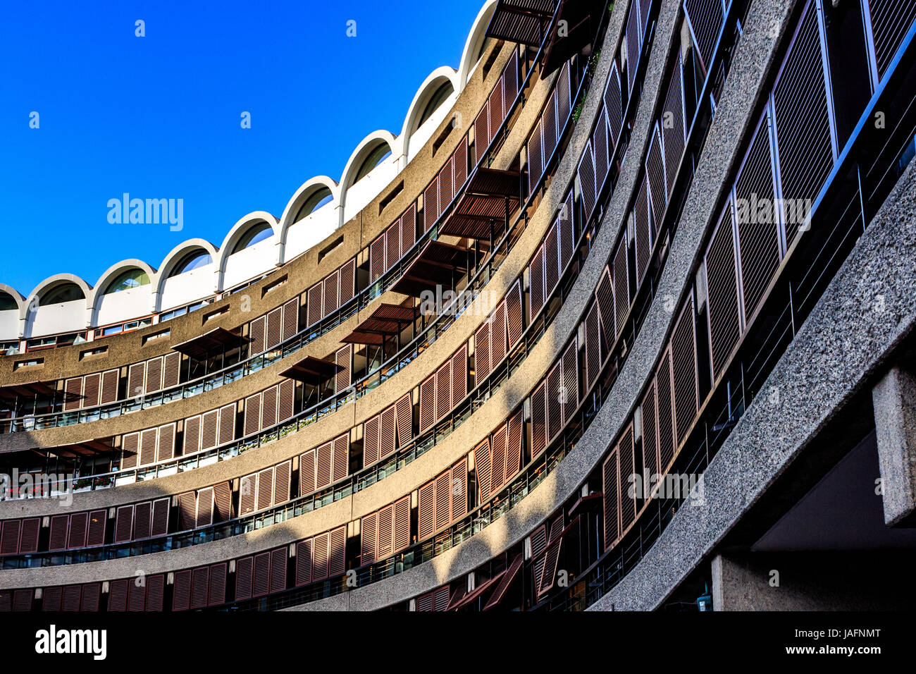 Brutalist Architecture at the Barbican Centre Stock Photo - Alamy