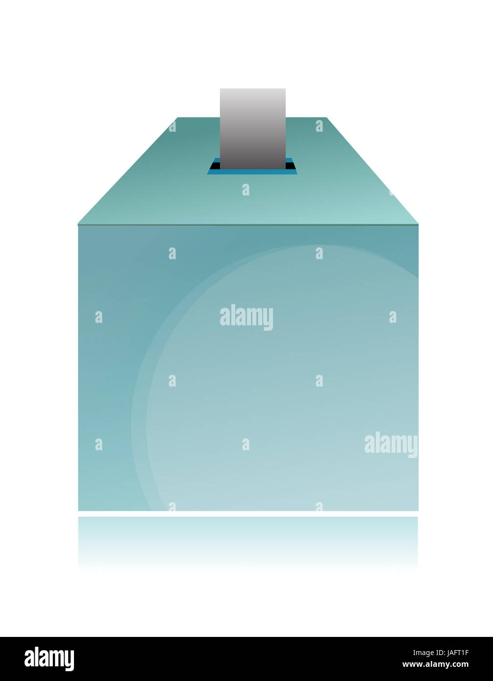 Ballot box isolated on white Stock Photo - Alamy
