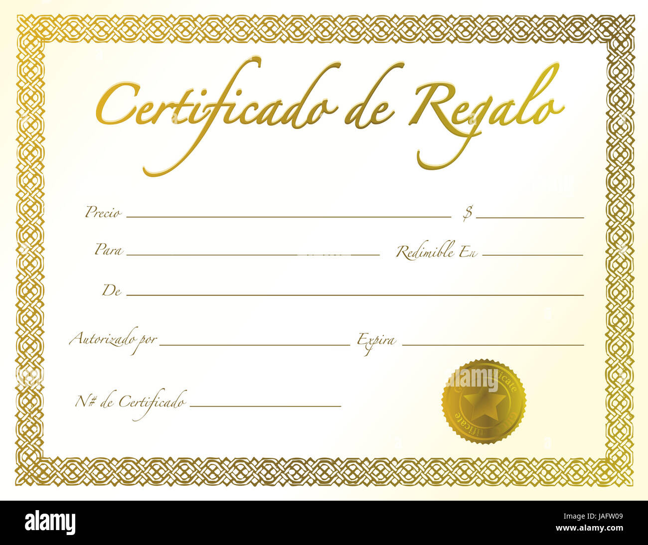 Gift certificate spanish hi res stock photography and images Alamy Gift certificate spanish hi res stock photography and images Alamy