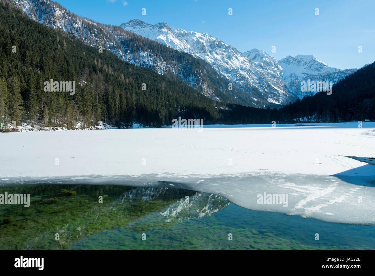 Österreich, Salzburger Land, Kleinarl bei Wagrain, Jägersee Stock Photo