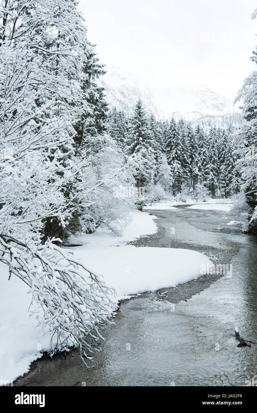 Ã–sterreich, Salzburger Land, Kleinarl bei Wagrain, Kleinarler Bach, Zulauf zum JÃ¤gersee Stock Photo