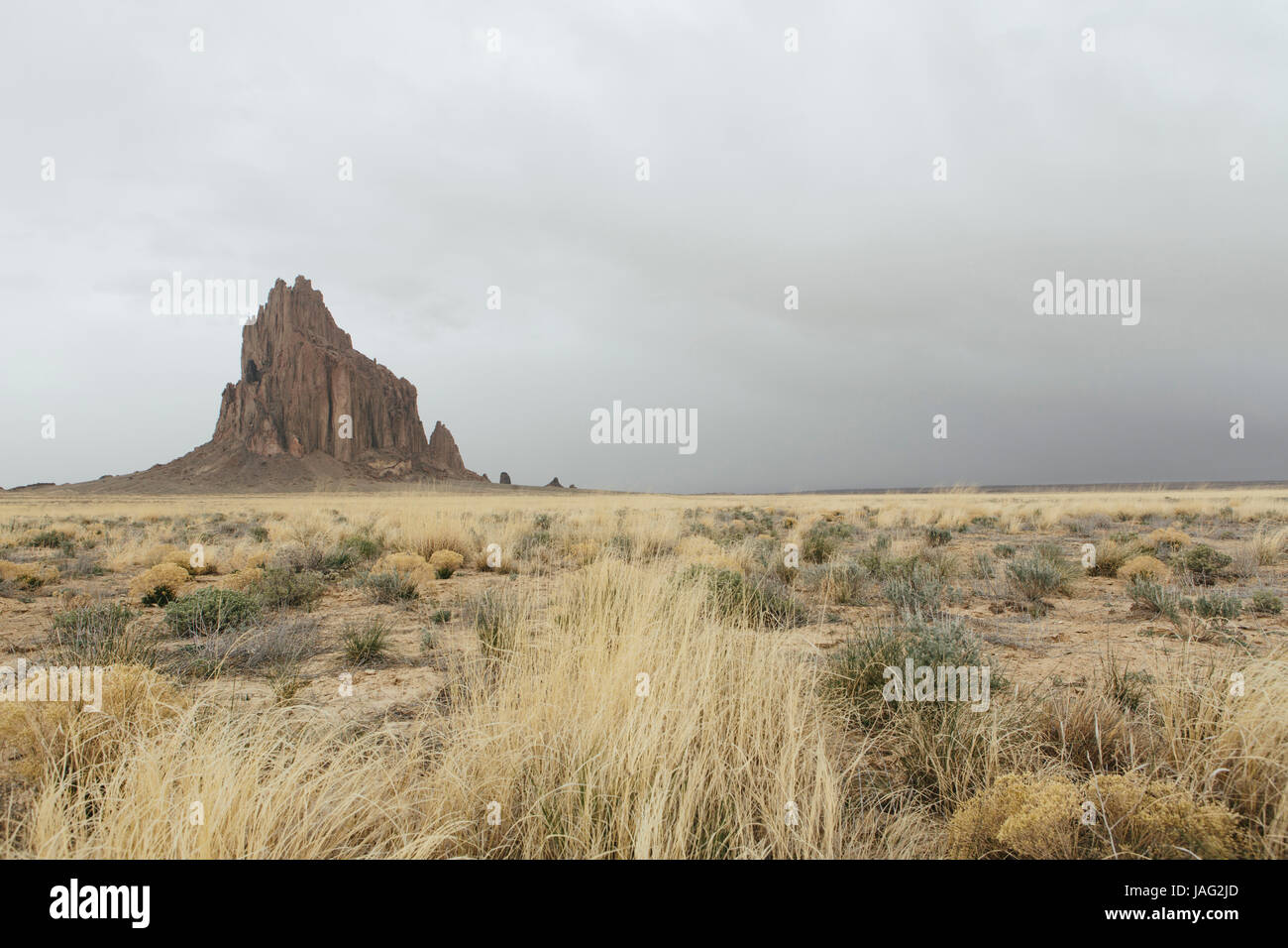 Shiprock is a sacred Navajo landmark on the Navajo Indian Reservation