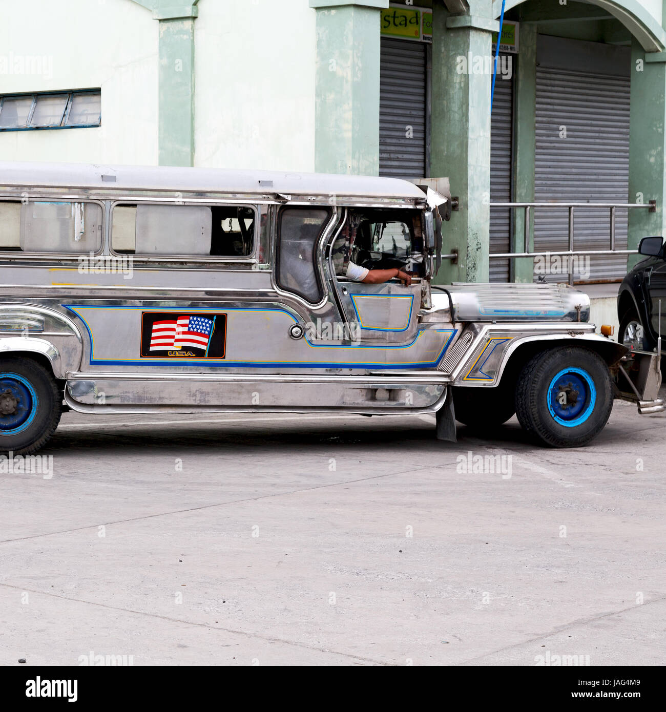 in asia philipphines the typical bus for tourist transportation Stock ...