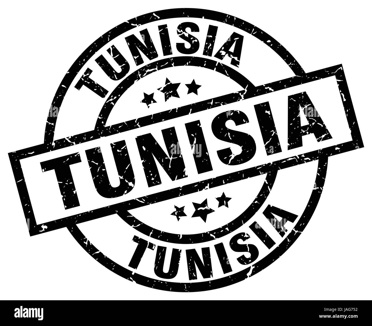 Tunisia black round grunge stamp Stock Vector Image & Art - Alamy