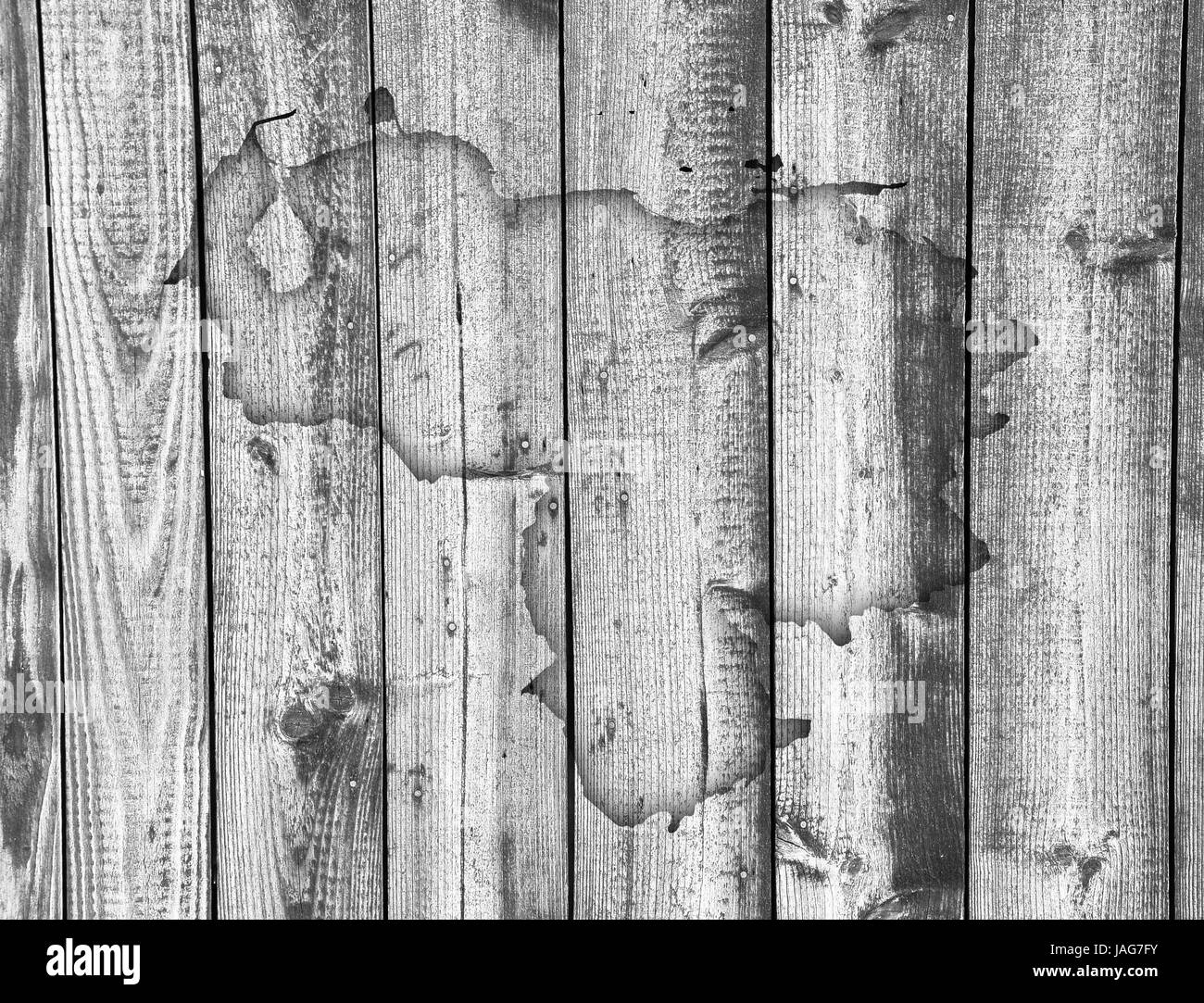 Map Of Venezuela On Weathered Wood Stock Photo Alamy