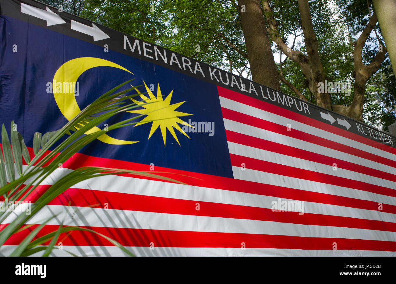 Directions To Kuala Lumpur Directions To Menara Kuala Lumpur Tower On Top Of Malaysian Flag, Kuala  Lumpur, Malaysia Stock Photo - Alamy