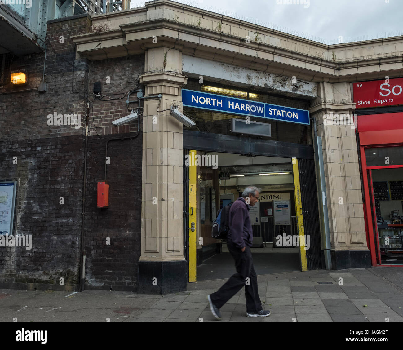 North Harrow station Stock Photo Alamy
