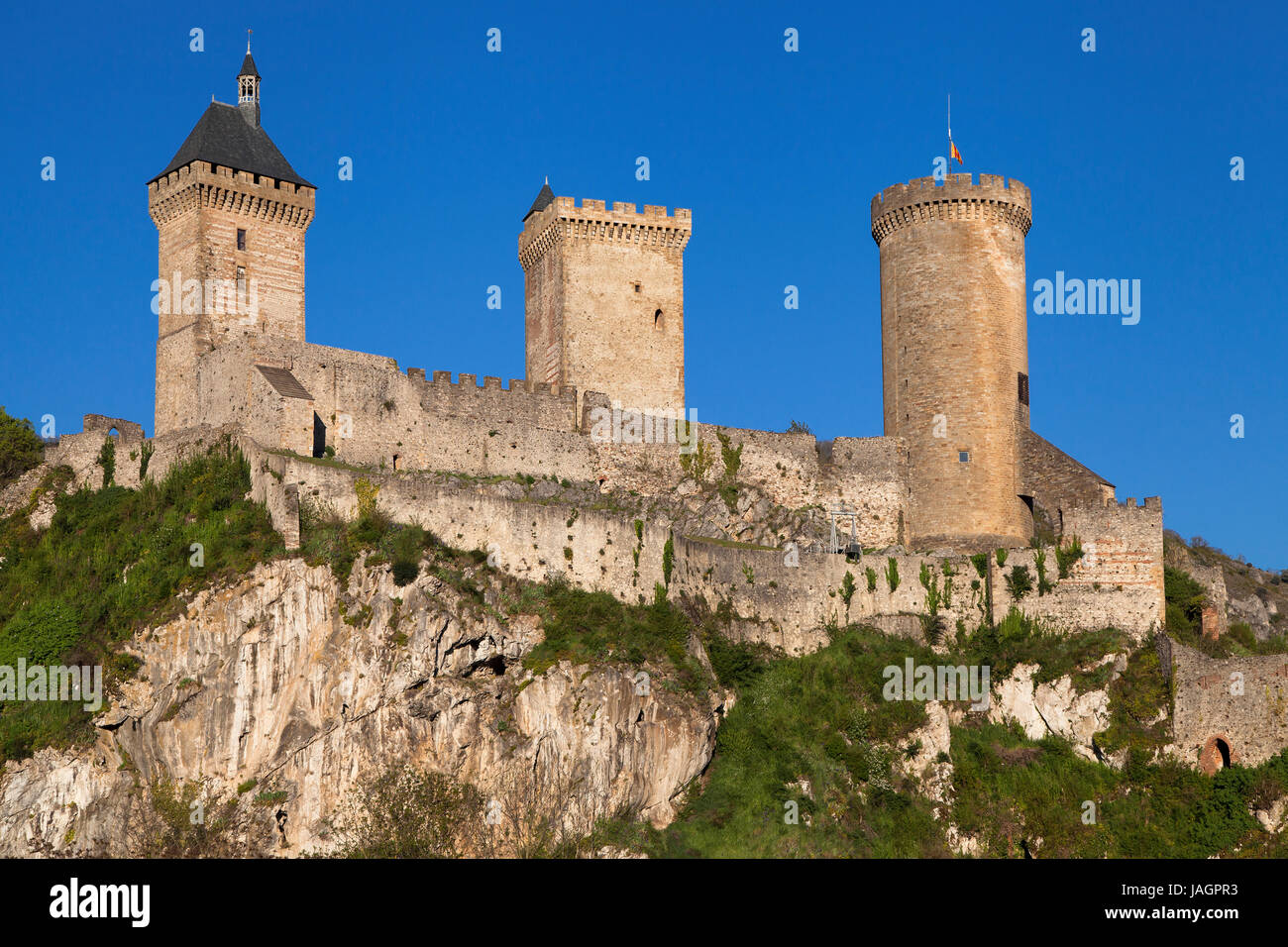 Chateau de Foix, Occitanie, France Stock Photo - Alamy