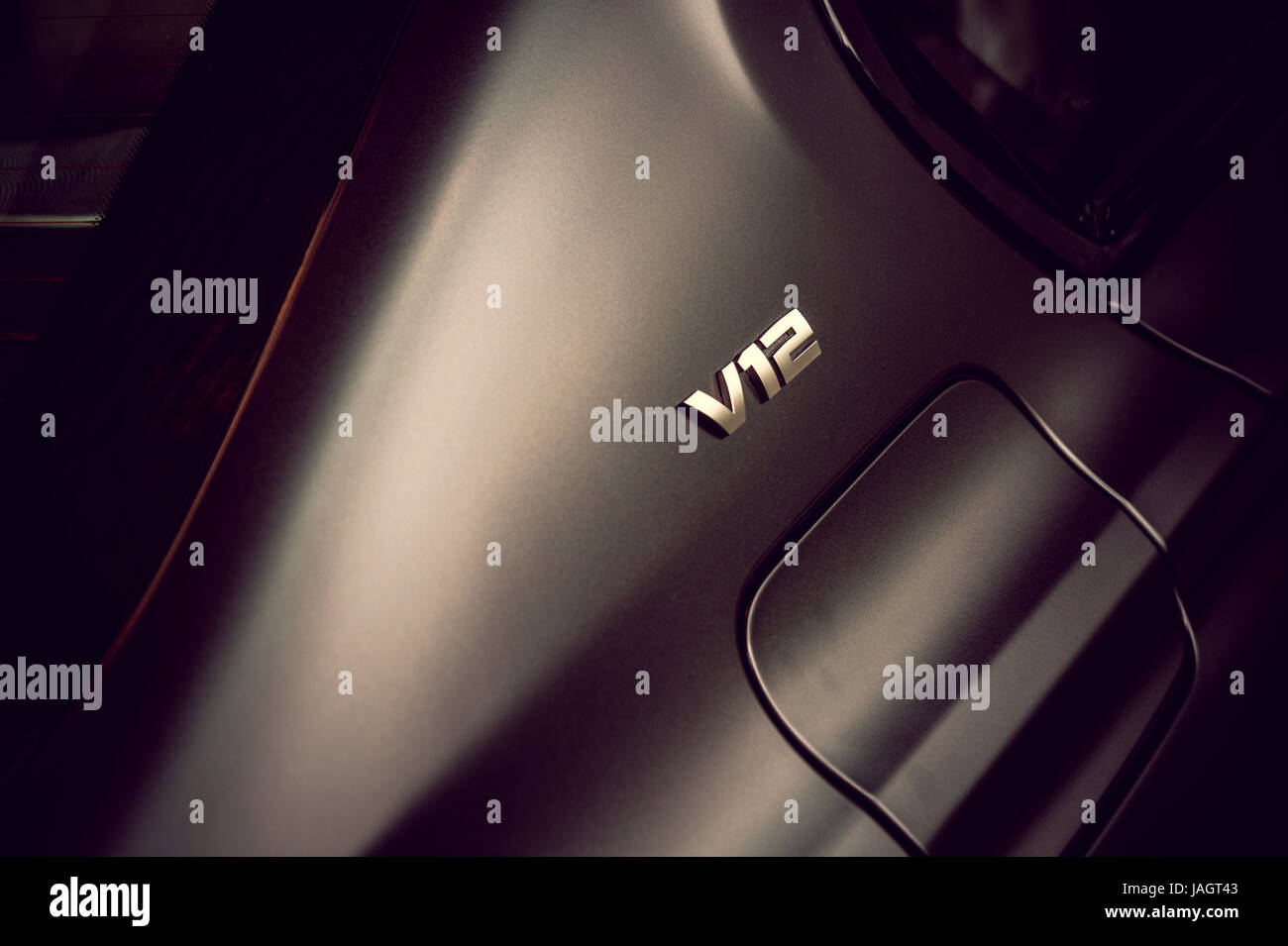 BMW Car Detail Stock Photo Alamy
