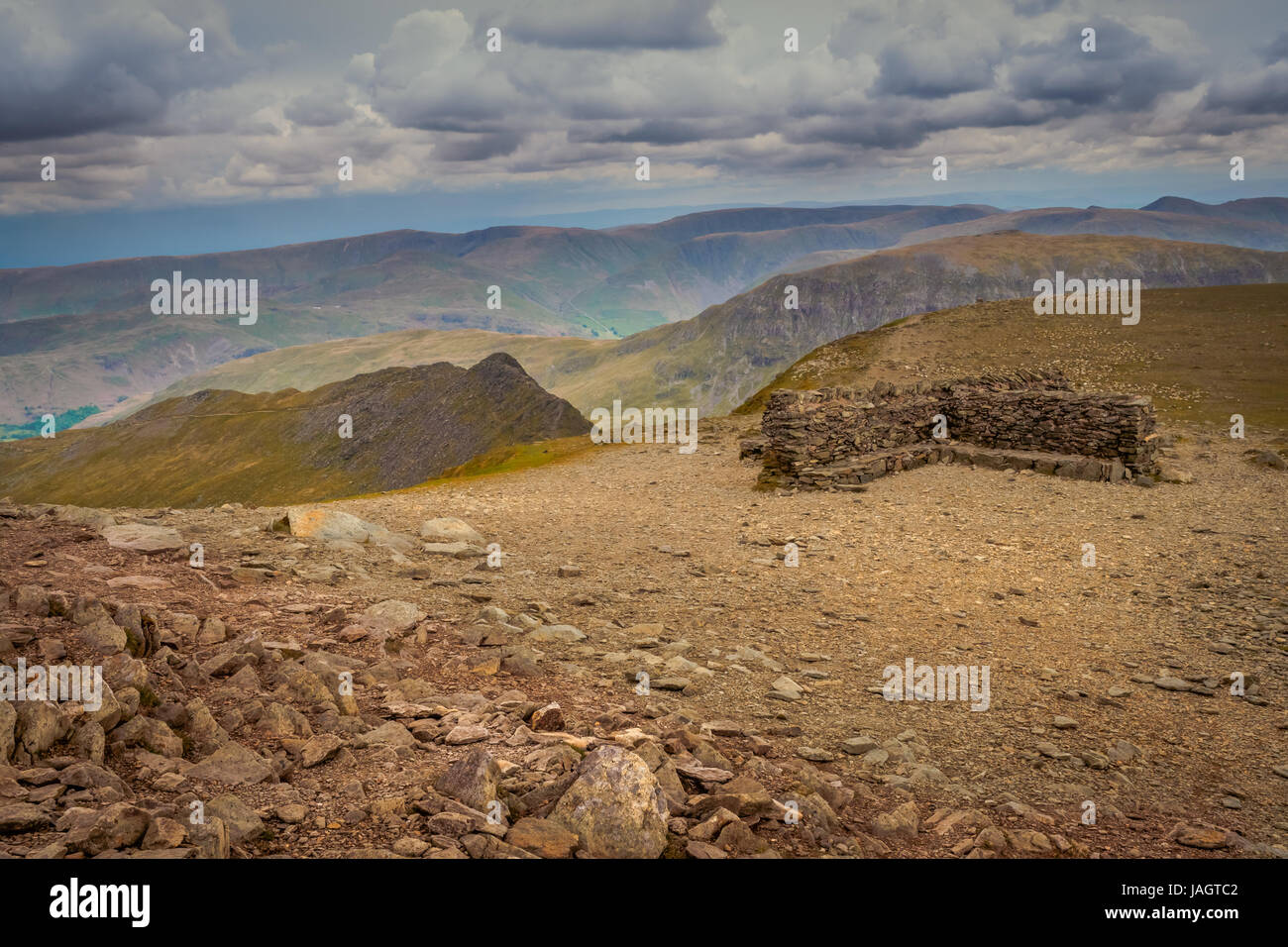 Helvellyn is a mountain in the English Lake District, the highest point of the Helvellyn range