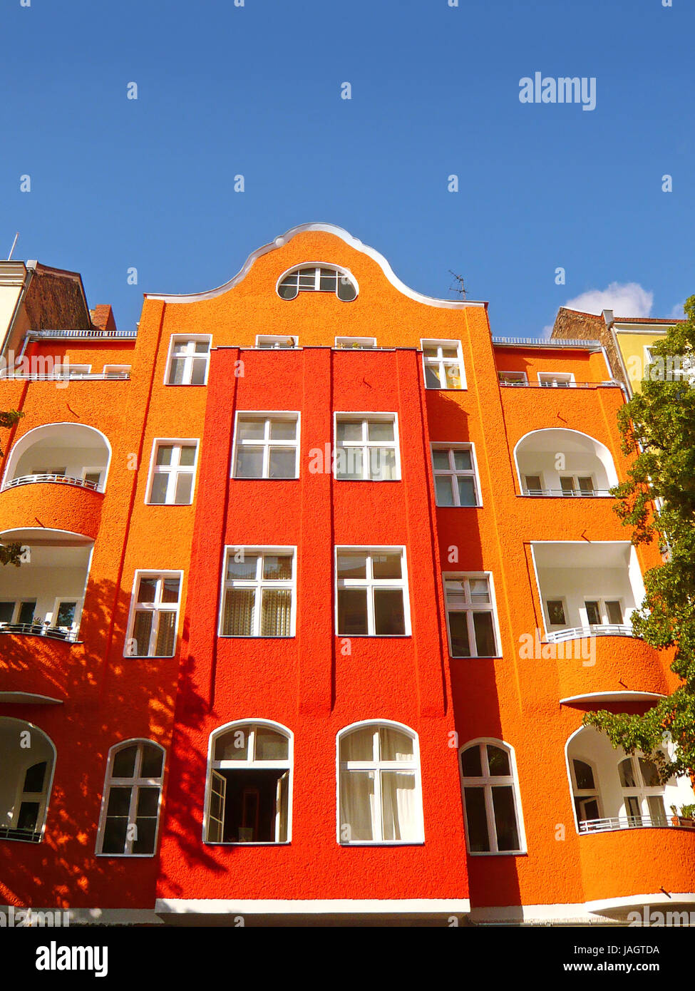 beautiful facade of an old house in Berlin Germany Stock Photo Alamy