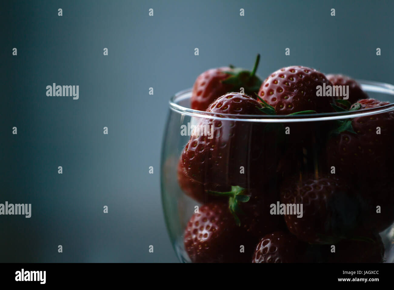 Strawberries glass hi-res stock photography and images - Alamy