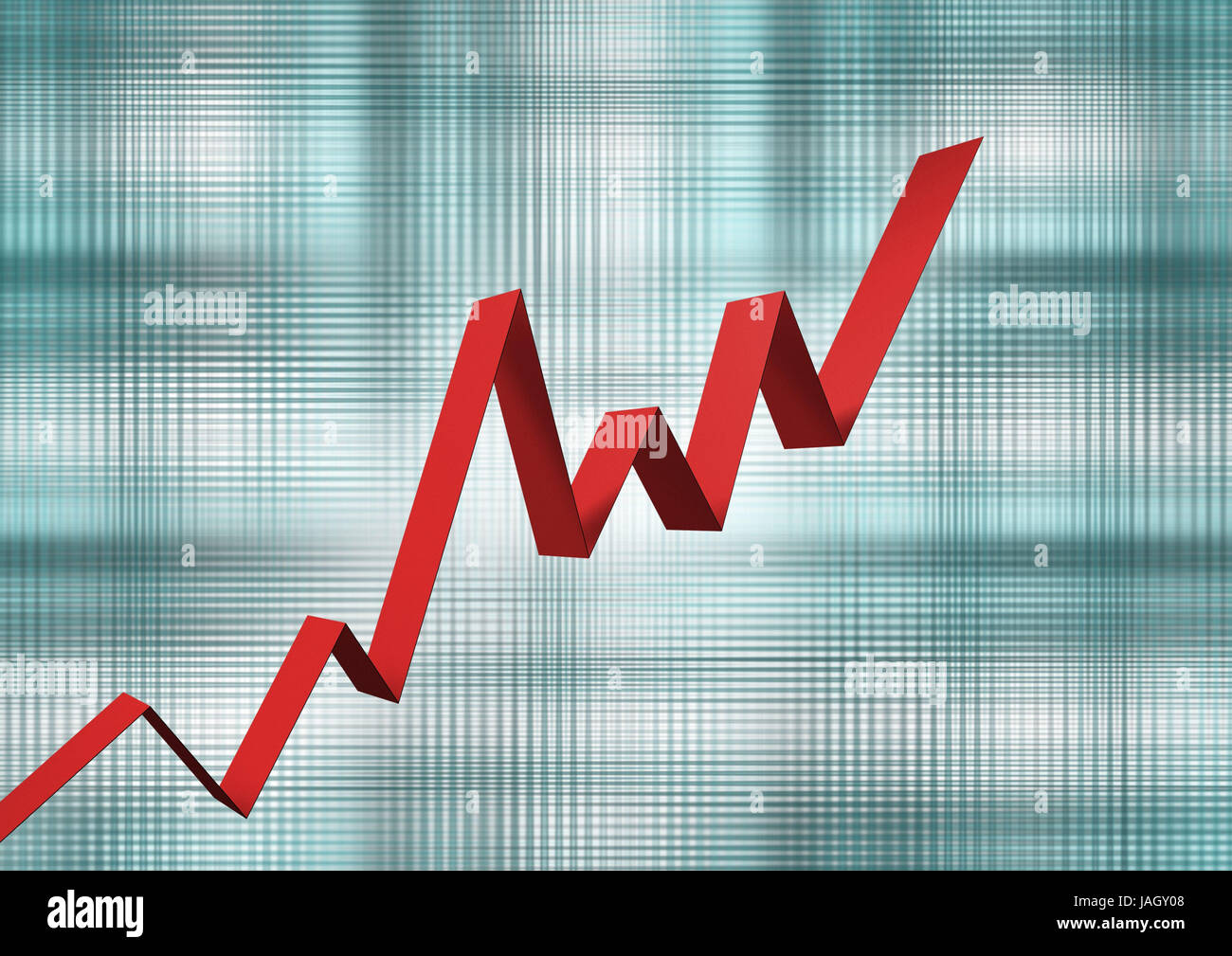Stock market chart,bend,exchange rate, Stock Photo