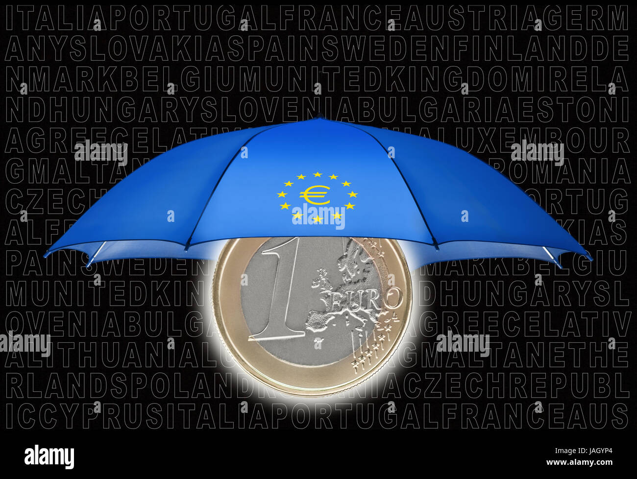 Europrotective display screen,countries,euro,€,coin,monetary coin,currency,money,loss,losing deal,state bankruptcy,national debts,debts,is to blame,protective package,protection,monetary union,Euroland,worldwide economic crisis,European display screen,debt crisis,finances,financial crisis,protective display screen,rescue display screen,letter,computer graphics, Stock Photo
