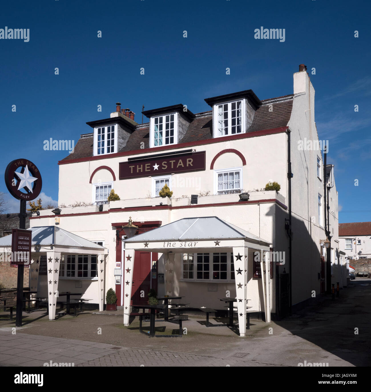 The Star Inn, Mitford Street, Filey, Yorkshire, England, UK Stock Photo