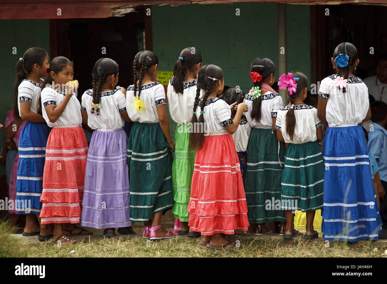 Belize,San Jose,girl,Maya,national Costumes,no Model Release Stock ...