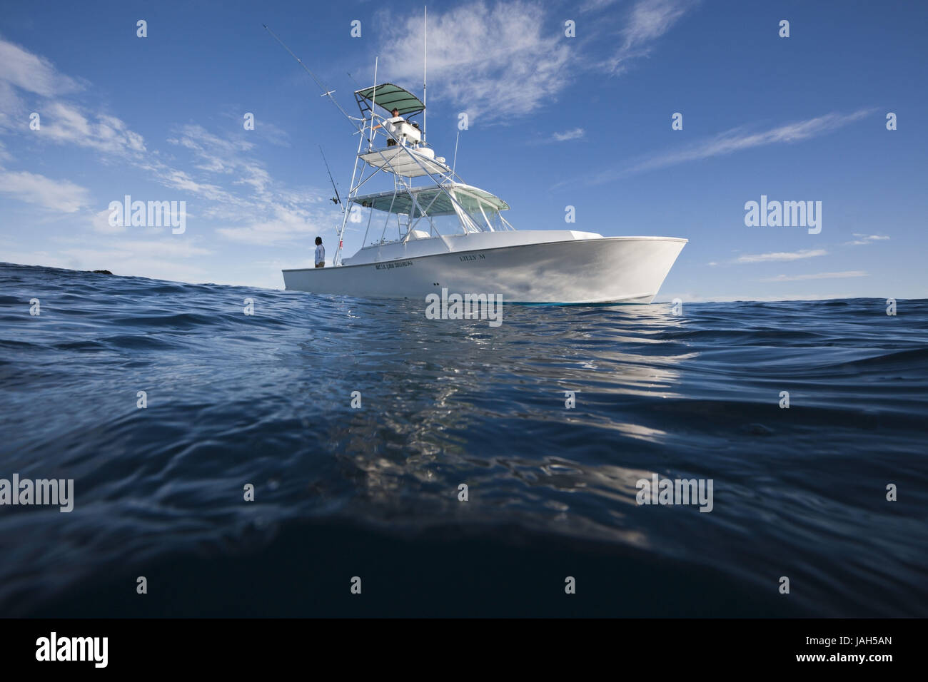 Ocean-going angling,Isla Mujeres,peninsula Yucatan,the Caribbean,Mexico, Stock Photo