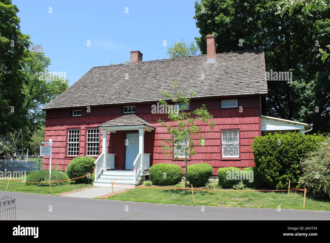 Adriance Farmhouse, Queens County Farm Museum, New York Stock Photo