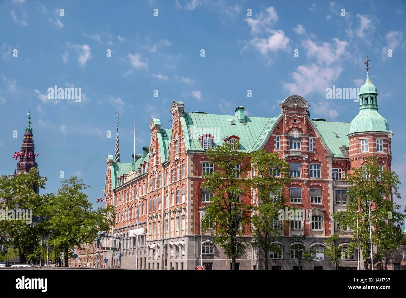 Historische alte Börse in  Slotsholm, Kopenhagen, Dänemark Stock Photo