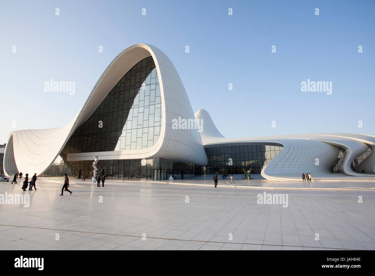 Zaha Hadid's Heydar Aliyev Museum, Baku, Azerbaijan Stock Photo