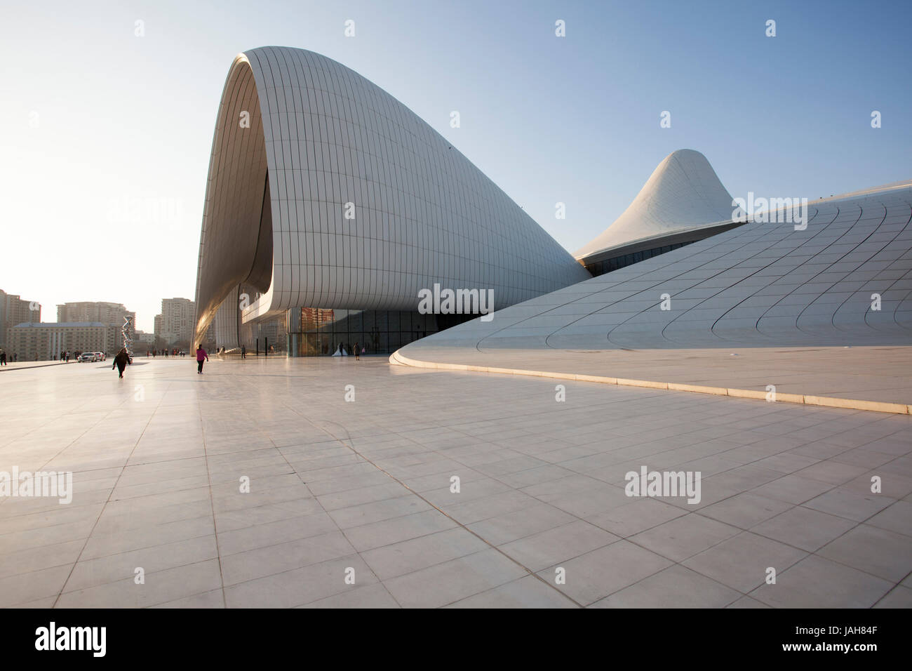 Zaha Hadid's Heydar Aliyev Museum, Baku, Azerbaijan Stock Photo
