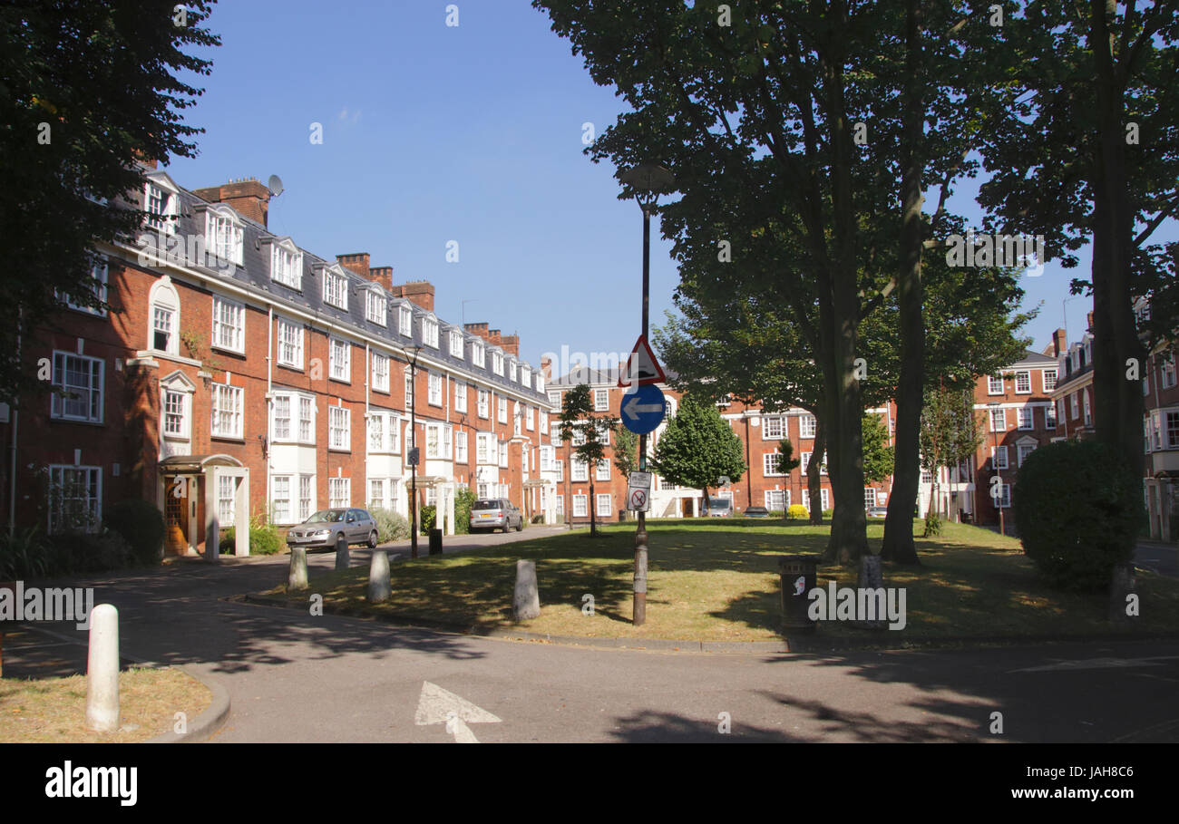 Tyndale Mansions Islington London Stock Photo