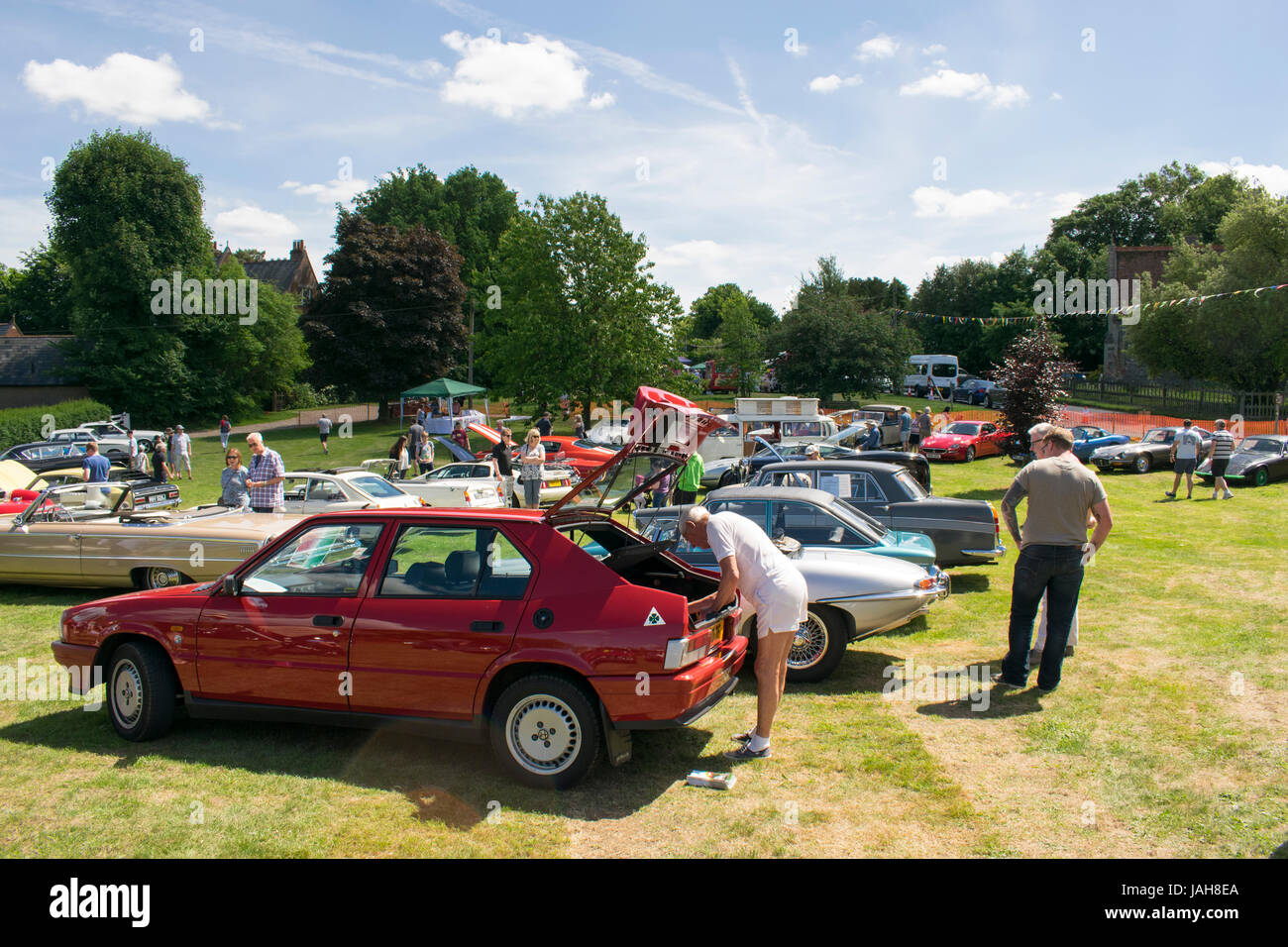 Classic Car Show, Ashley Green - Chesham Stock Photo