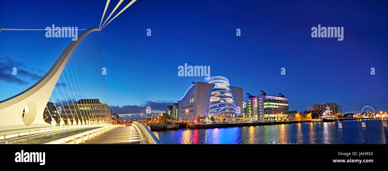 THE SAMUEL BECKETT BRIDGE in Dublin Stock Photo - Alamy