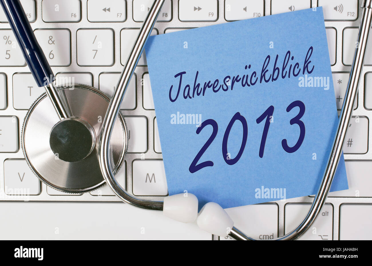 Jahresrückblick 2013 Stock Photo