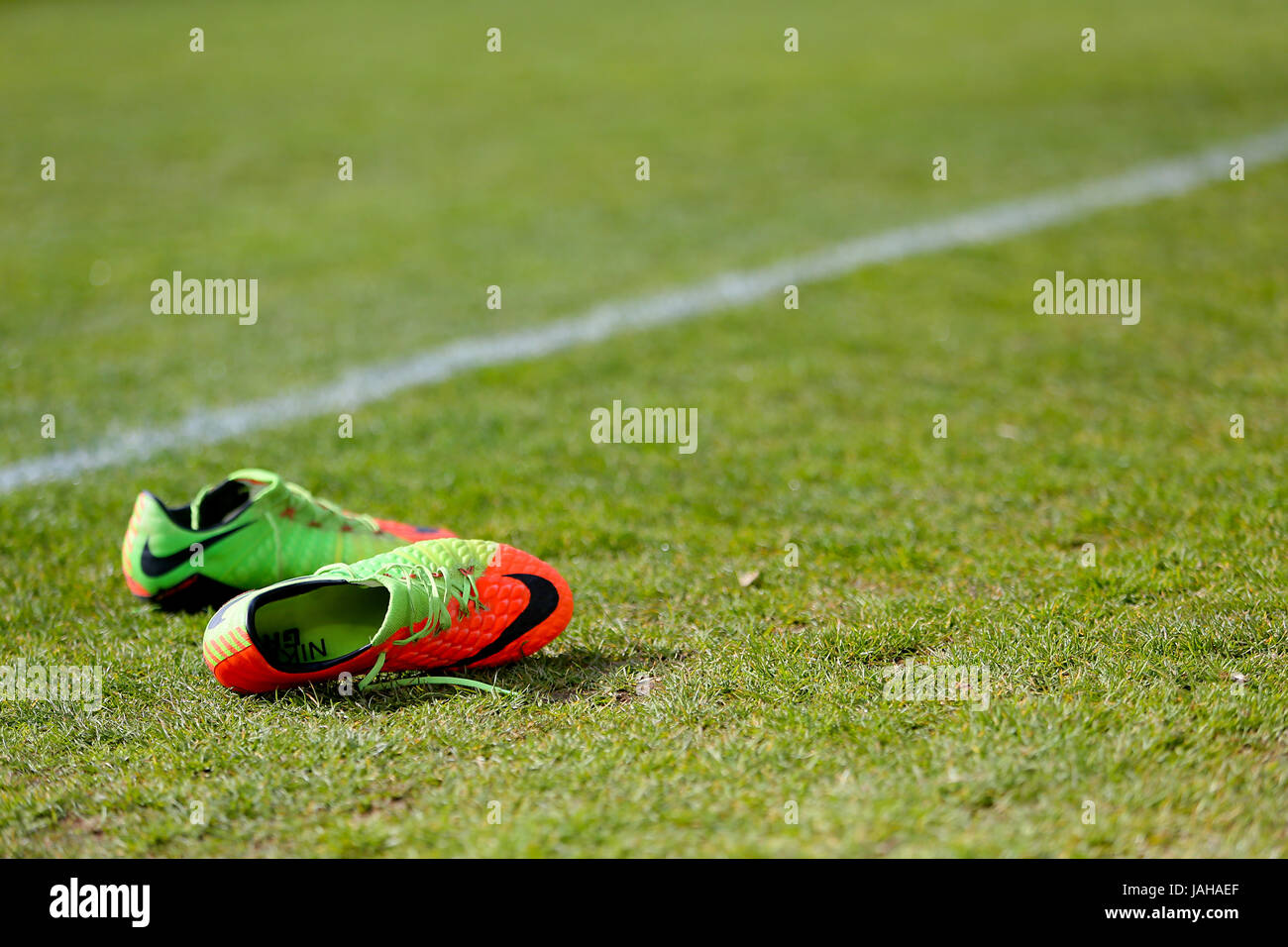 Nike football top on grass