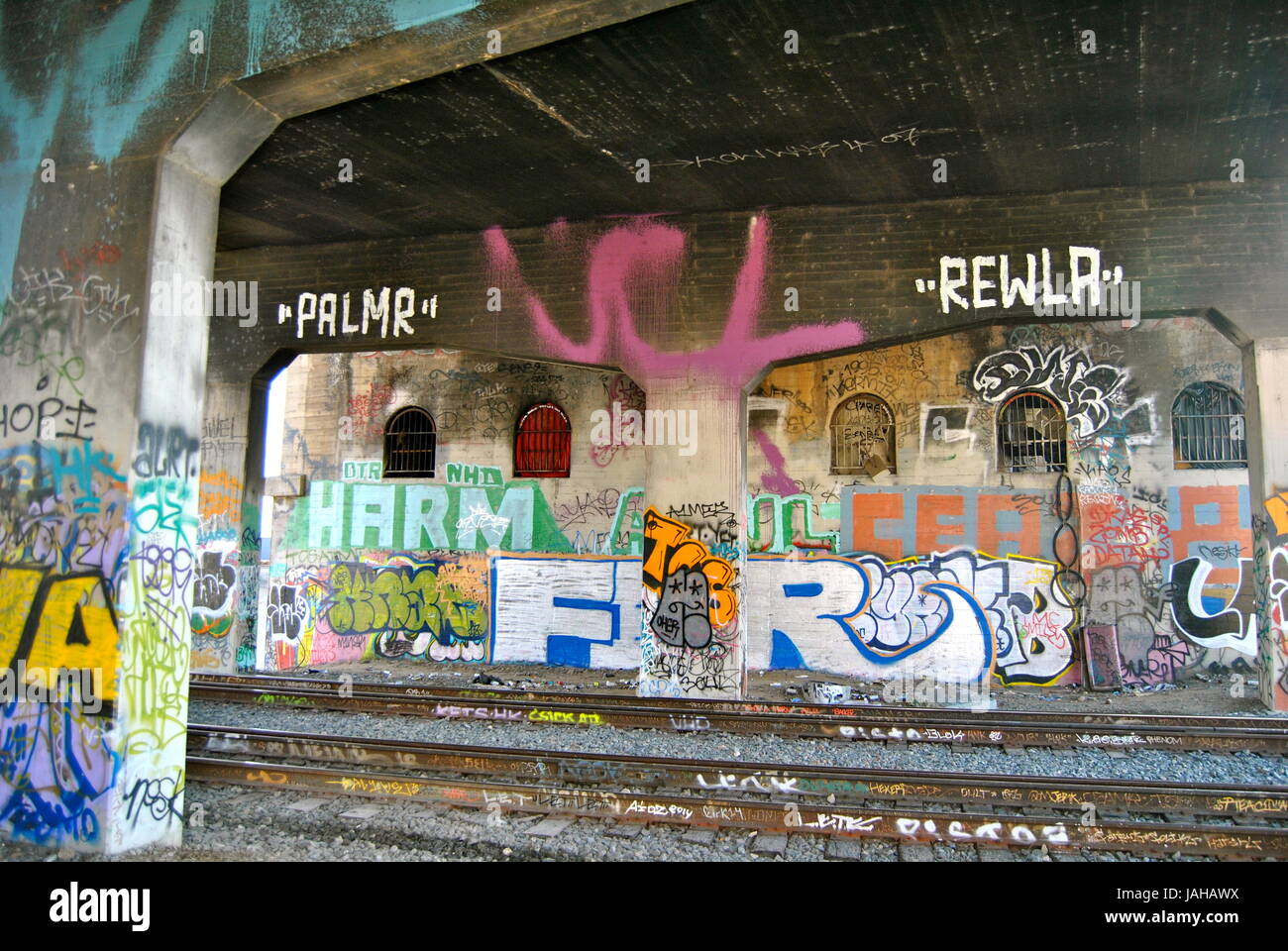 Graffiti in Los Angeles, California, United States of America Stock Photo