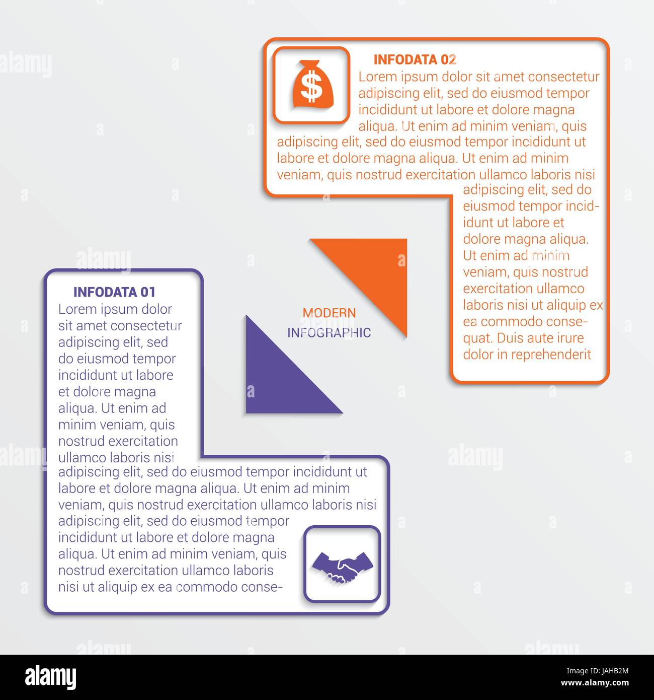 Colour triangles modern infographic template for business concept with ...