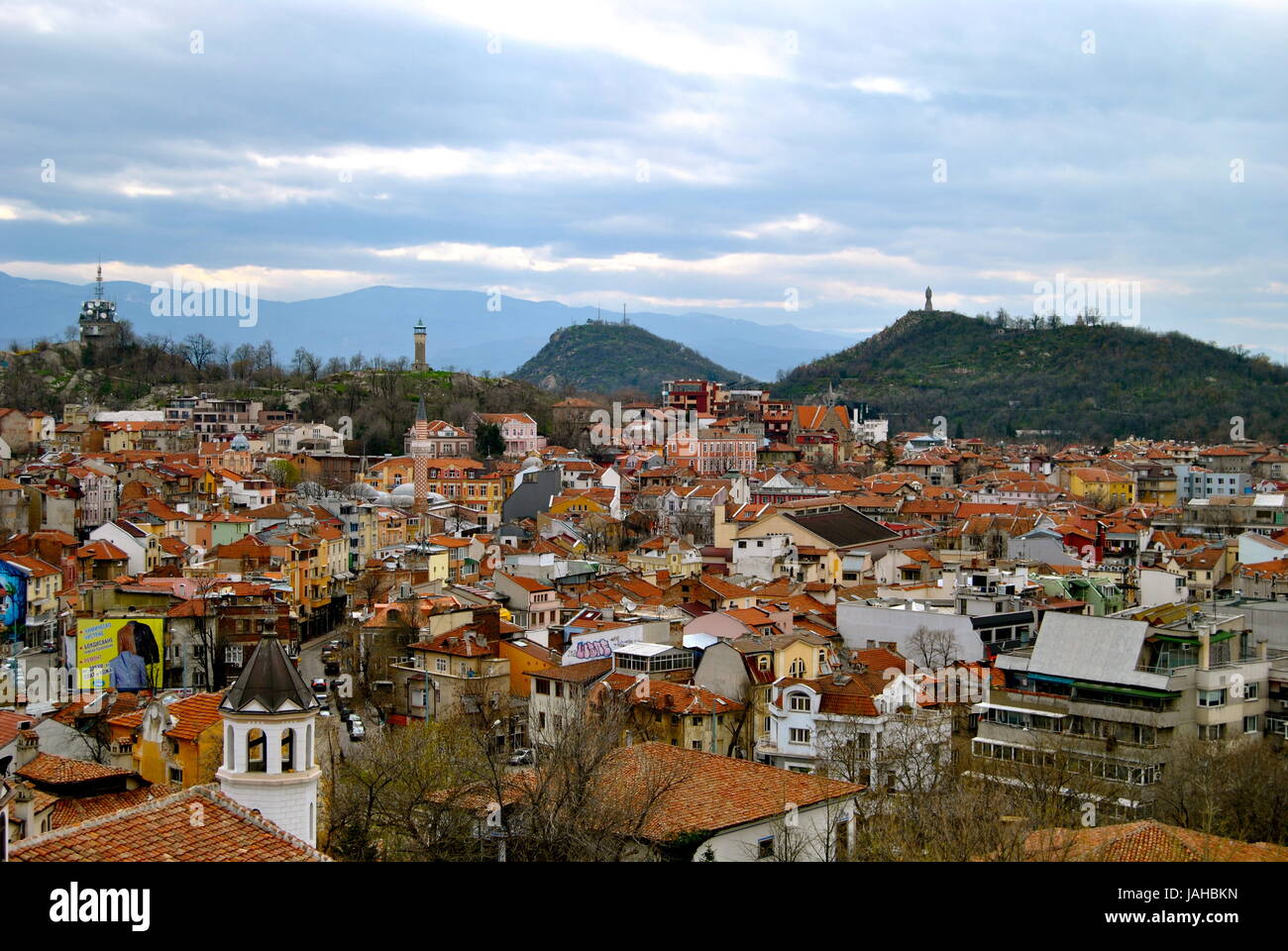 A view of Plovdiv city, Bulgaria Stock Photo