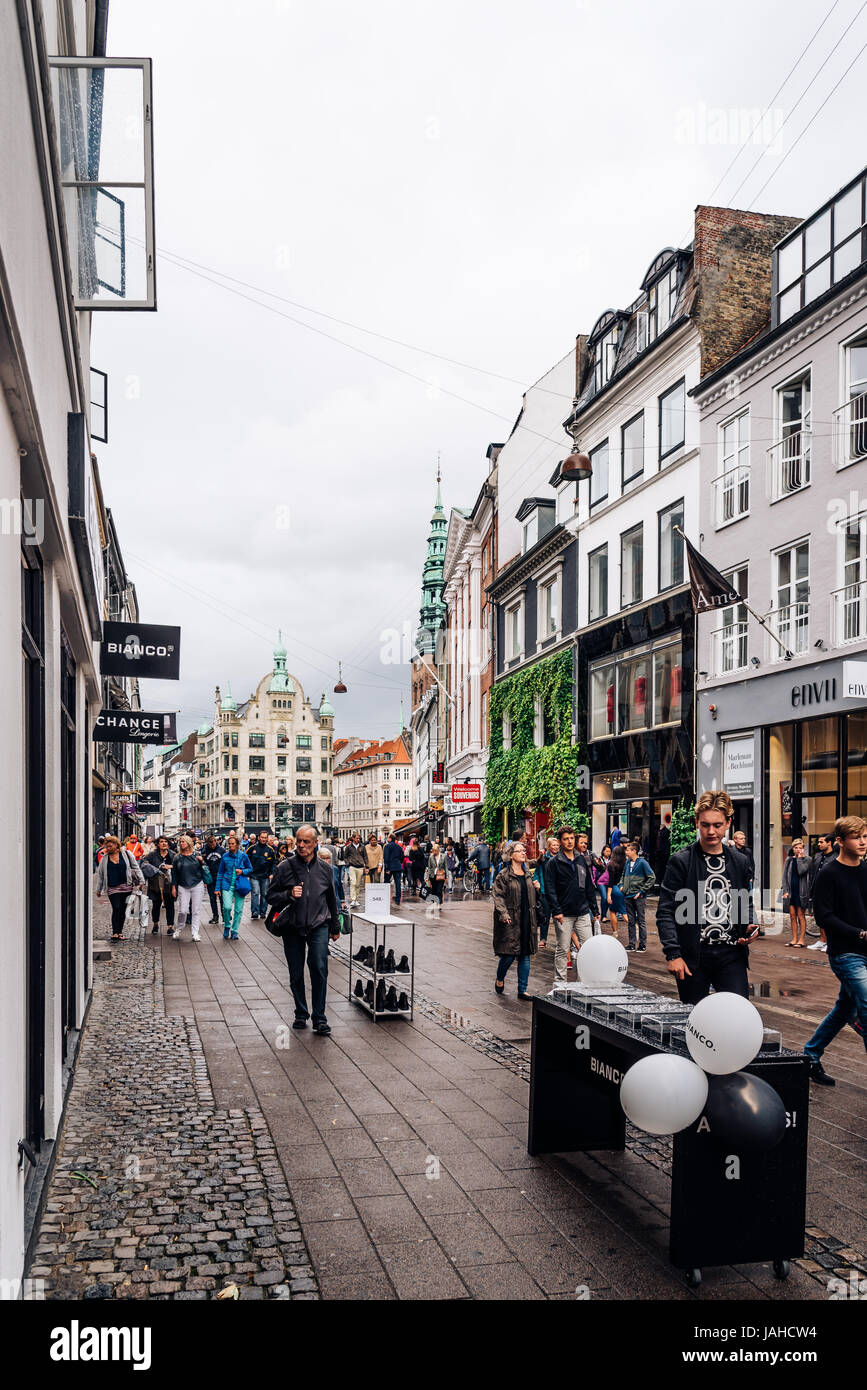 Denmark Copenhagen Stroget Shopping High Resolution and Images - Alamy