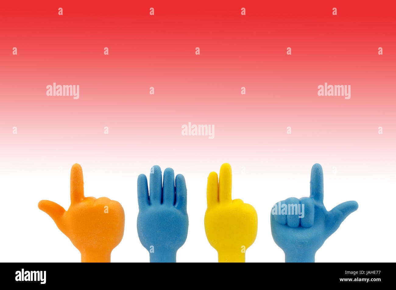 Coloured children hands hi-res stock photography and images - Alamy