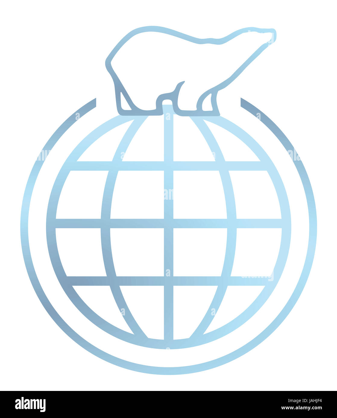 polar bear label Stock Photo Alamy